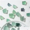 Stone Natural Crystal Original 1-1.5Cm Green Fluorite Ornaments Quartz Healing Crystals Energy Reiki Gem Craft Hand Pieces Living Fi Dhbos