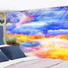 Tapisseries Nuages Colorés Tenture Murale Tapisserie Mandela yoga jeter plage jeter tapis Dortoir Décor À La Maison R230710