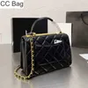 CC Bag Shopping S 5A 22p Calfskin Leather Teach Top Honage Top Handle Quilted Matelasse Chain CC Cross Body Counder Wonmen Flap Large