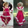 Vestidos para meninas Emmababy 2023 Bebê Criança Verão Sem Mangas Renda Vestido Formal Festa Casamento Concurso Princesa 1-6T