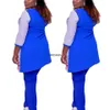 エスニック服 2 ツーピースセット女性の衣装アフリカ服 2021 Daseki ファッションアフリカスーツトップパンツパーティープラスサイズのスーツ For2432