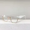 Lunettes de soleil 2023 NOUVEAUX DE FAMILLE DE haute qualité P NOUVEAU MIEUME-FAMERIE Japonais et coréen STOLAGE FACE FOLITILE FOLITILE MIRROIR OPTICAL PR 63WV