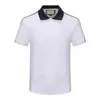 Высококачественные новые мужские рубашки стилилист Polo Luxury Italy Men Men Clothing с коротким рукавом модная повседневная футболка летняя футболка