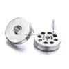 Stud Eenvoudige Sier Plated 12Mm 18Mm Drukknoop Oorbellen Voor Vrouwen Mannen Snaps Knoppen Sieraden Drop Levering Dhqfd