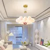 Chandeliers 2023 Led Colored Ball For Kitchen Hanging Lights Restaurant Living Room Indoor Lighting Ceiling Pendant Lamp Fixture