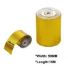Adhesive Tapes 50mmx10M Reflective High Temperature Gold Roll Adhesive Heat Shield Wrap Tape Packing Accessory YE- 230710