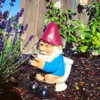 3D карликовая туалетная статуя статуя телефонные статуи Garden Gnome Фигурки