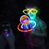 Led Rave Toy Glowing Star Round Ball Sticks Light Up Spinning Ball Wand Stick Party Supplies 230710