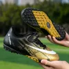 Athletic Outdoor Boys Girls Football Shoes Grass Training Sport Waterproof Turf Soccer Cleats Unisex Comfortable Non slip Soft 230711