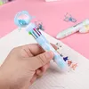 1pc créatif petit dauphin stylo à bille Kawaii 10 couleurs Gel étudiant Note marqueur coréen papeterie école fournitures de bureau