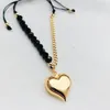 Chain 5PCS Heart Charms Bracelet Crystal Fashion Women Simple Valentine s Day Gift Metal Bracelets 230710