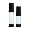 100pcs 5ML 10ML Black Empty Refillable Airless Pump Bottle Portable Cosmetic Container Best as Makeup Foundations and Serums Xswpi