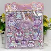 Kids' Toy Stickers Princess Dress Up Doll Sets Double Layer Girls Kids 3D Kawaii Sticker Large Bubble Paper Rewards Toys Diverse Styles 230711