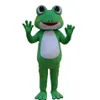 2018 mascottes personnalisées de haute qualité costume de mascotte de grenouille verte tenues adlut personnage de dessin animé de grenouille mascots253l