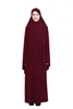 Scialli Full Cover Abito da preghiera per donne musulmane Niquab Sciarpa lunga Khimar Hijab Islam Grandi vestiti sopra la testa Jilbab Ramadan Arab Middle East x0711