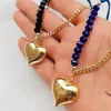 Chain 5PCS Heart Charms Bracelet Crystal Fashion Women Simple Valentine s Day Gift Metal Bracelets 230710