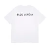 BLCG LENCIA 2023 lato nowy 250g 100% tkanina bawełniana T-shirt mężczyźni wysokiej jakości nadruk kolor spadek rękaw luźne koszulki topy typu oversize 2023220