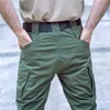 Pantaloni da uomo IX9 City Pantaloni tattici militari da uomo Pantaloni da combattimento SWAT Pantaloni da uomo casual Pantaloni da trekking Pantaloni da esterno Cargo Pantaloni impermeabili 230711