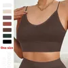 Yoga Outfit Dos Nu Sportswear Femmes Gym Sport Soutien-Gorge Sans Soudure Femmes Sous-Vêtements Réglable Bandoulière Intérieur Rembourré Gilet Bralette