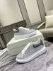 Chaussures habillées de luxe All Matching Platform White Full Diamond Style Femmes en cuir véritable Mode Une marque Hommes Casual Sneakers 230710