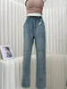 Women's Jeans Baggy Denim Mom Women High Waist Vintage Cargo Pants Casual Streetwear Harajuku Straight Leg Femme