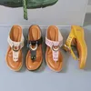 Hausschuhe Frauen Neue Sommer Sandalen Offene spitze Strand Schuhe Flip-Flops Keile Bequeme Hausschuhe Niedliche Sandalen Plu Größe 35 ~ 43 Chaussure Femme T230711