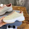 Vrouwen interactieve sneakers ontwerpers mode broodschoenen luxe hoogwaardige zijden lederen casual sneakers maat 35-40