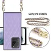 Fashion Grid Check Crossbody Lanyard Square telefonfodral för Samsung Galaxy s23 s20 S22 S21 Note 20 Ultra S20FE S21FE s23fe s22fe