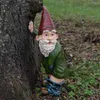 Elf Tree Peeker Ornament garden decoration outdoor Home decor yard garden decor decorative figure Miniature Figurine duendes L230620