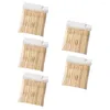 Dinnerware Sets Dessert Picker Disposable Two-tooth Fork Wooden Healthy Cake Fruit Stick Picking Eco-friendly Snack Mini