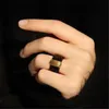 Bandringen Designer Ring Man Vrouw Deluxe High End Emaille streep Ringen Unisex Klassieke Mode Ring Koper Feest Bruiloft Kerst Sieraden Geschenken