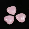 Pierre Naturelle 25Mm Non Poreux Rose Rose Quartz Chakra Coeur Guides De Guérison Méditation Ornements Bijoux Accessoire Drop Delivery Dhuxc