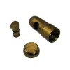 Smoke Shop H.44 MM Metall Mini Bullet Snuff Snorter Bunte Sniff Dispenser Pill Box Snuff Smoking Tool Zubehör