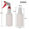 Bewässerungsgeräte 1 Stück transparente tragbare nachfüllbare 500 ml/750 ml Sprühflasche PE/Kunststoff leerer Behälter Zerstäuber Mehrzweck