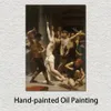 Religiöse Leinwandkunst, Geißelung unseres Herrn Jesus Christus, William Adolphe Bouguereau, berühmtes Kunstwerk, handgefertigte Heimdekoration