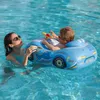 Sand Play Water Fun Toddler Pool Float Inflatable Car Baby Swim with Adjustable Sun Canopy and Safety Seat Toys for kids 14 Years 230711