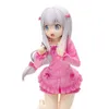 Figurines d'action 12CM, figurine Amine Izumi Sagiri, fille rose à genoux, poupées de professeur de Manga, jouet cadeau, collection d'ornements en boîte, matériel