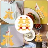 Dinnerware Sets 4 Pcs Storage Bag Christmas Fork Pouches Tree Shape Cutlery Bags Holder Party Supplies Cloth Favor Banquet