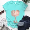 Women's T Shirts Team Bride Shirt Wine Glass Graphic Tshirt Tee Women Bridal Bachelorette Wedding Summer Streetwear Hen Party Casual Tops