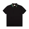 2 Yeni Moda Londra İngiltere Polos Gömlek Erkek Tasarımcıları Polo Gömlek Yüksek Sokak Nakış Baskı Tişörtleri Erkekler Yaz Pamuklu Günlük Tişörtler #1211
