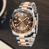 watchs Boyfriend and girlfriend leisure personality decoration 40mm 18 Color Ceramic Ring Luxury Mechanical Automatic machinery Original Box