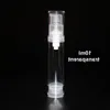 5 ml 10 ml Airless Pompe Bouteille Lotion Bouteille Essence Soins de La Peau Crème En Plastique Airless Emballage Bouteilles Échantillon Bouteille Jajof