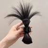 Vrouwen Half-tie Haar Klauw Veer Shuttle Hoofd Lui Gehaktbal Hoofd Krab Clip Pruik Vangst Clip Hoge Paardenstaart Haaraccessoires