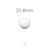 1'' ( 25.4mm ) Delrin ( POM ) / Celcon Plastic Solid Balls for Valve components, Low Load bearings, gas/water application