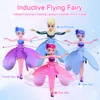 Led Rave Toy Magic Flying Fuy Princess Doll Doll Doll Toys для девочек летающие пикси инфракрасный индукционный контроль игрушек Mini Drone Toys 230710