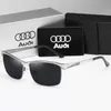 Óculos de sol da moda Audi top novos masculinos caixa polarizada anti UV eye alta definição condução 559 com logotipo