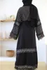 Ethnic Clothing Dubai Abaya Muslim Fashion Handmade Sequins Cardigan Robe Marocain Turkish Islamic Kimono Ramadan Eid