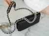 10A Chain 19 bag Mirror Quality Classic Flap Bag Women Shoulder Bag Woc bag Luxury Leather Designer Bag Lambskin Gold and Silver Chain Contrast Design with box