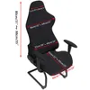 Fundas para sillas Funda para juegos Funda de asiento elástica para computadora de cuero Reclinable Racing Ruffled Gamer Protector 230711