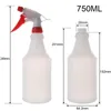 Bewässerungsgeräte 1 Stück transparente tragbare nachfüllbare 500 ml/750 ml Sprühflasche PE/Kunststoff leerer Behälter Zerstäuber Mehrzweck